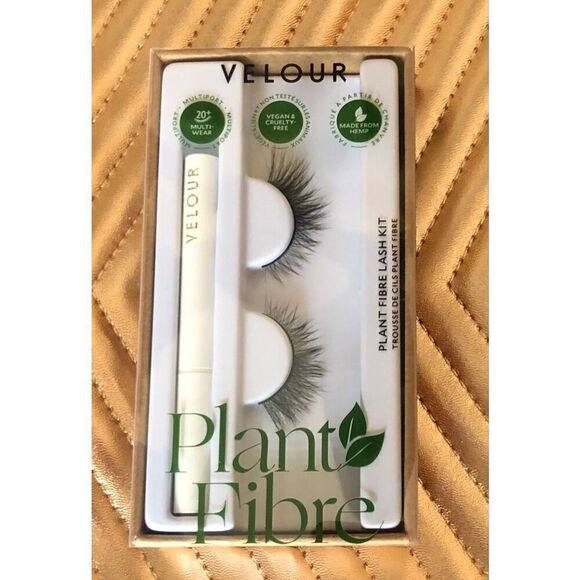 VELOUR - NWT - Plant Fibre Lash Kit/“Cloud Nine” Butterfly Effect Lashes + Glue - Picture 2 of 12